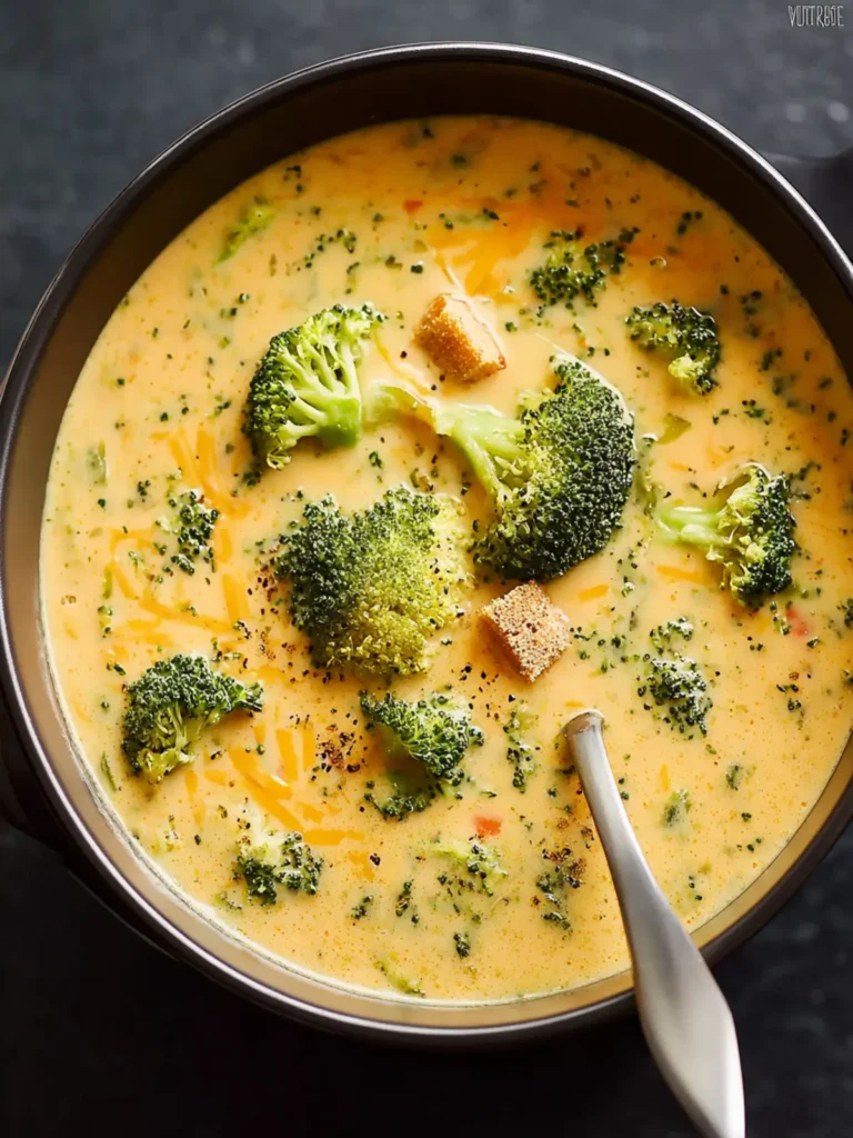 Instant Pot Broccoli Cheddar Soup First Image