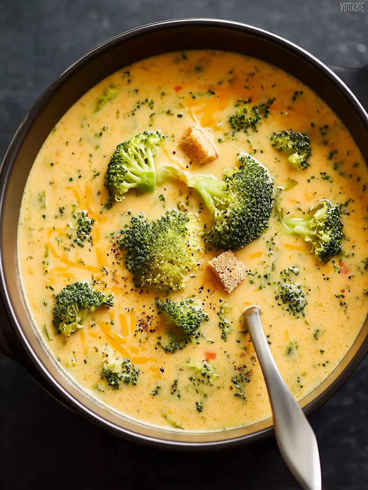 Instant Pot Broccoli Cheddar Soup: Creamy Comfort in Minutes