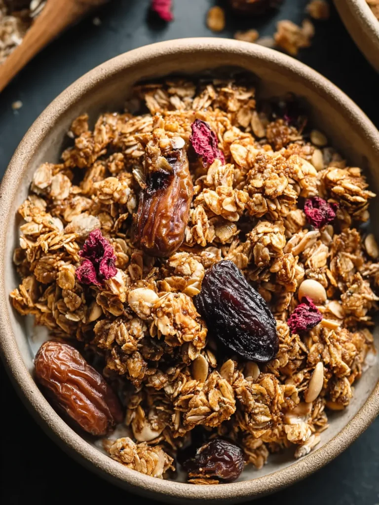 Sweet & Crunchy Tahini Date Granola You’ll Crave Daily First Image