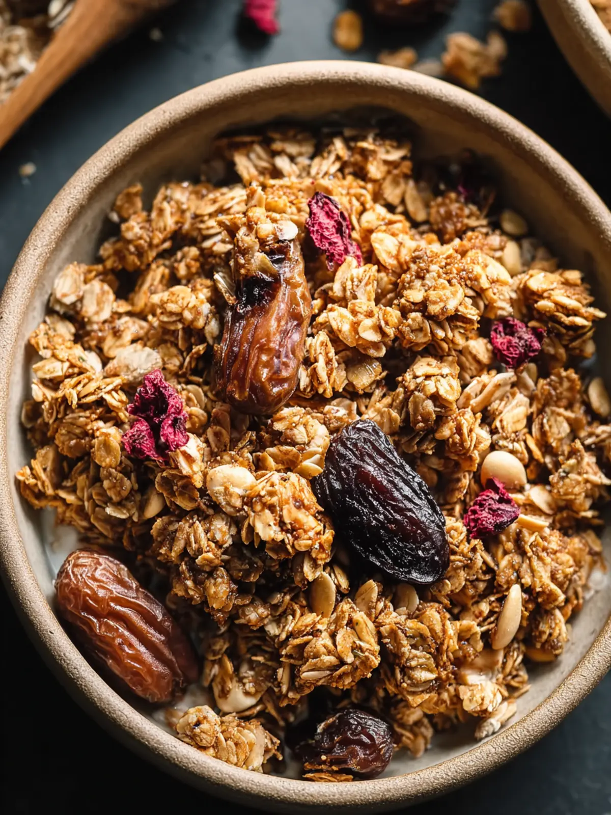 Sweet & Crunchy Tahini Date Granola You’ll Crave Daily!