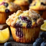 Lemon Blueberry Muffins First Image