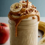 Apple Banana Smoothie Peanut Butter First Image