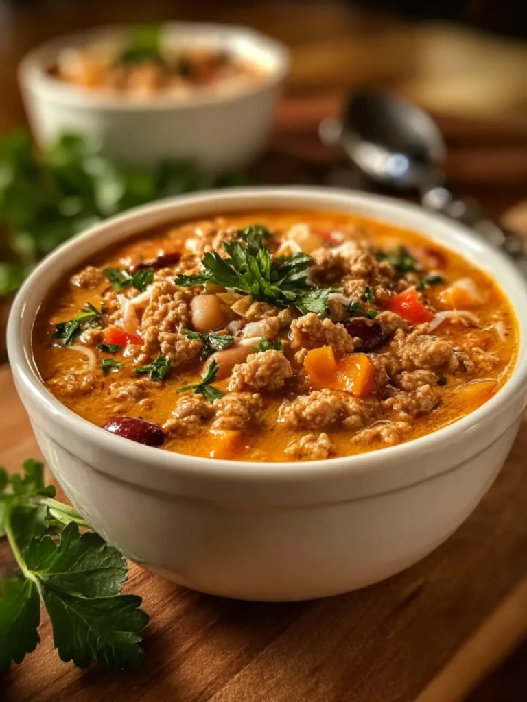 Creamy Turkey Pumpkin Chili First Image