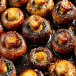 Easy Garlic Butter Roasted Mushrooms First Image