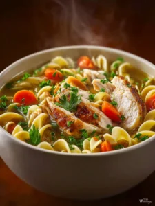 Easy Rotisserie Chicken Noodle Soup First Image