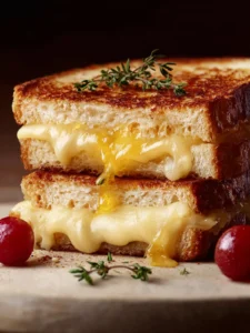 Gourmet Grilled Cheese (Brie and Cheddar) First Image